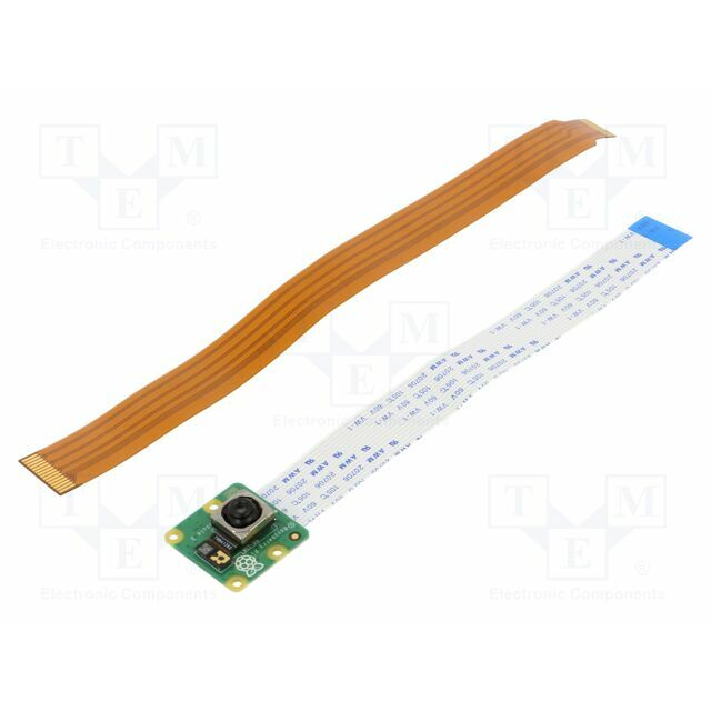 RASPBERRY PI Camera; green; connection cable