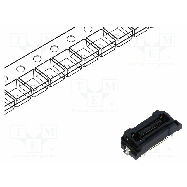 HIROSE Connector: PCB to PCB; gold-plated