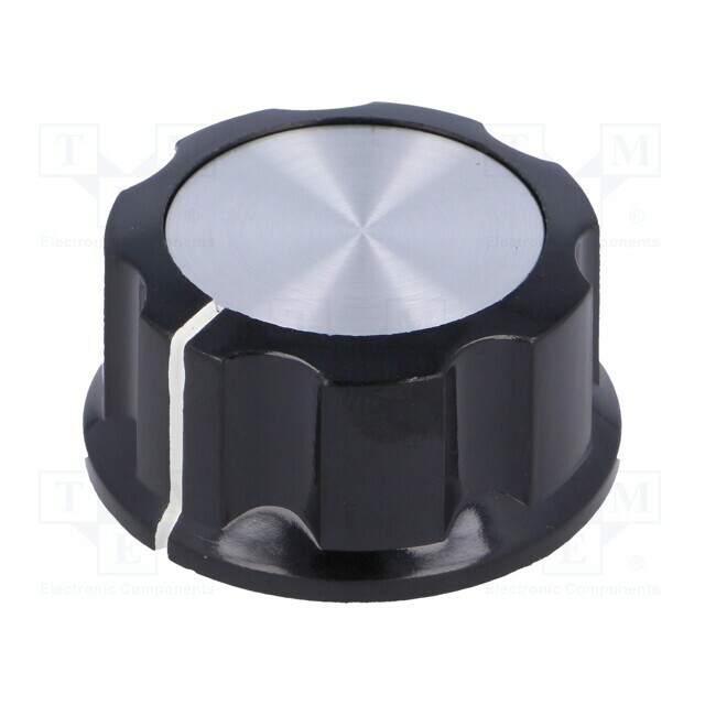SR PASSIVES Knob; with flange; bakelite