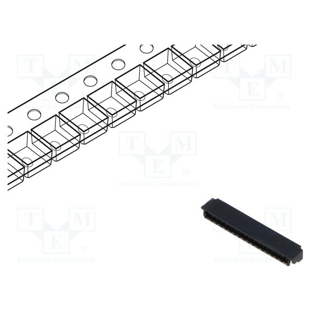 HIROSE Connector: wire-board; socket; male; DF52
