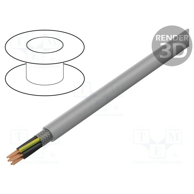 LAPP Wire; H05VVC4V5-K; ÖLFLEX® 150CY; 7G2