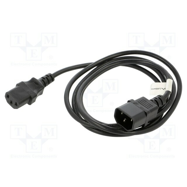 LANBERG Cable; IEC C13 female,IEC