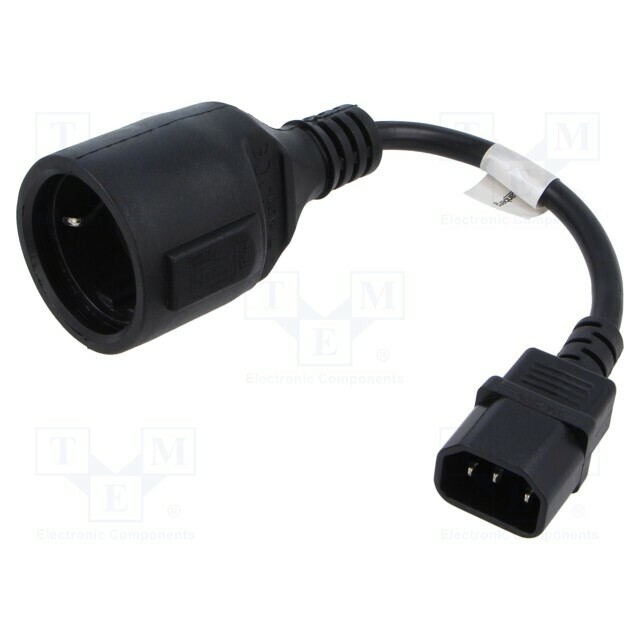 LANBERG Cable; CEE 7/5 (E) socket