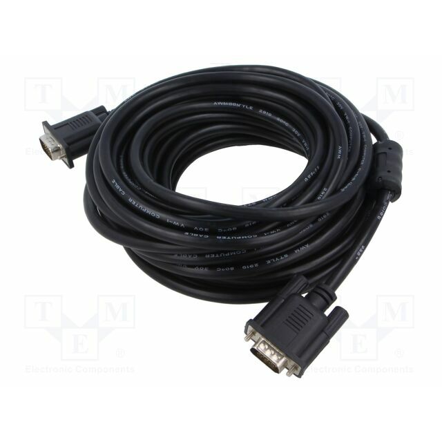 LANBERG Cable; D-Sub 15pin HD plug