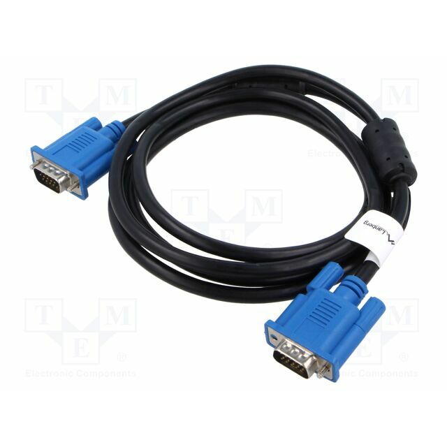 LANBERG Cable; D-Sub 15pin HD plug