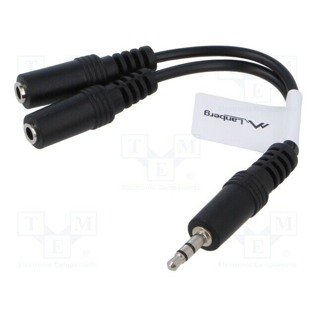 LANBERG Cable; Jack 3.5mm 3pin