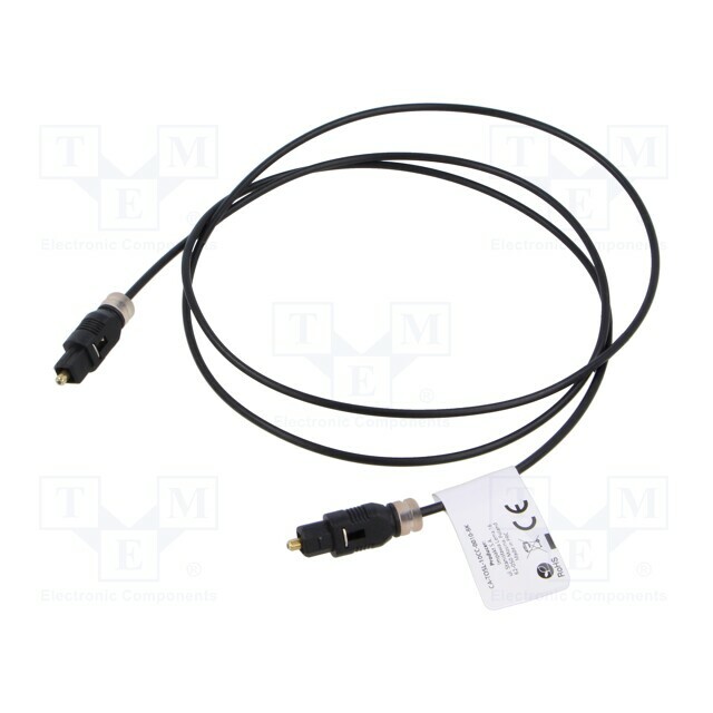 LANBERG Cable; Toslink plug,both sides