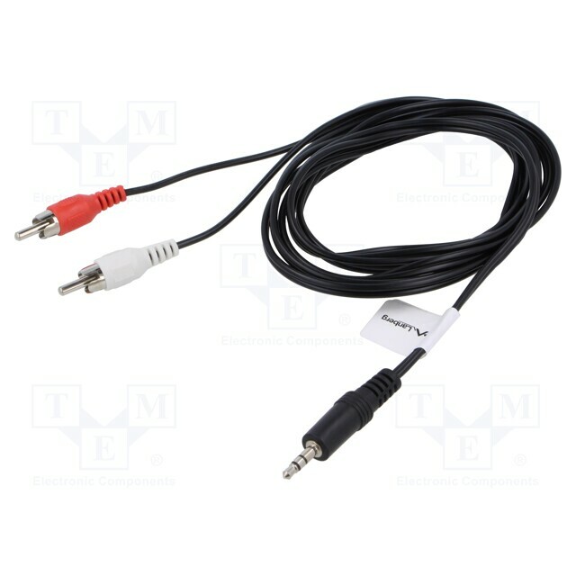 LANBERG Cable; Jack 3.5mm 3pin