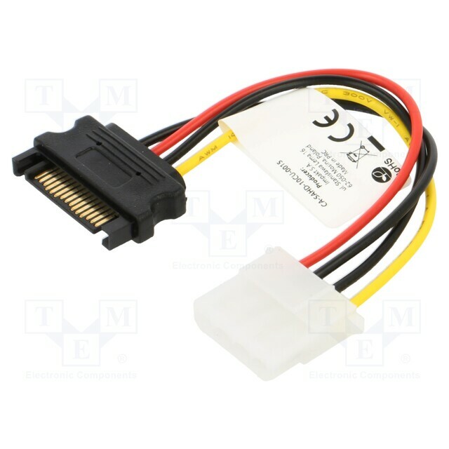 LANBERG Cable: SATA; Molex male,SATA