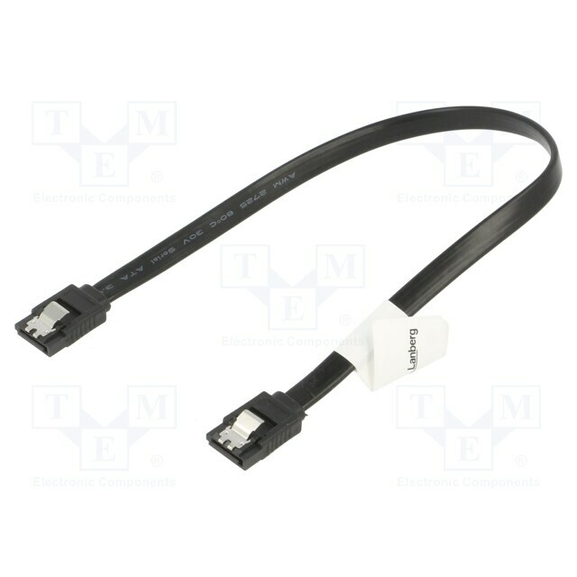 LANBERG Cable: SATA; SATA plug,both
