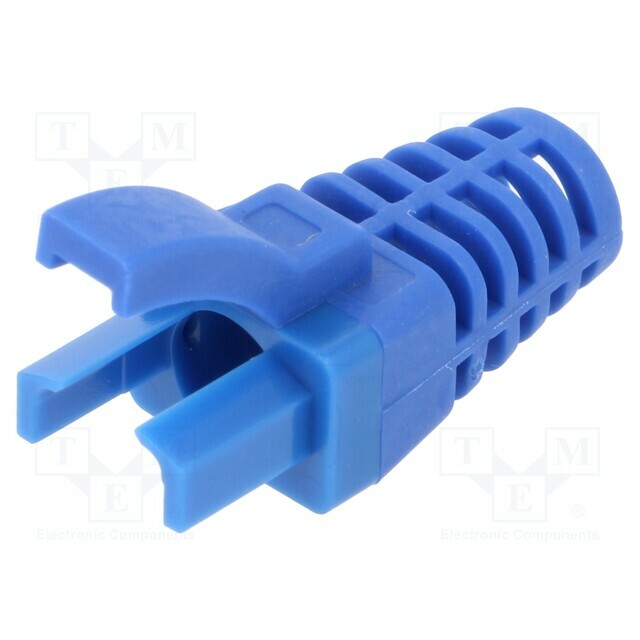 MH CONNECTORS Plug cover; blue; RJ45