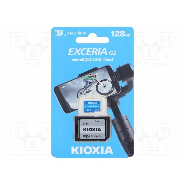 KIOXIA Memory card; microSDXC; 128GB; Class