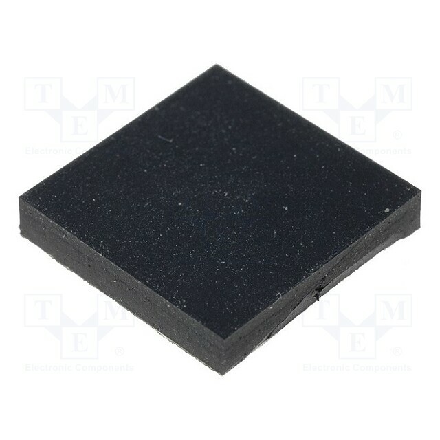 FIX&FASTEN Self-adhesive foot; black; rubber; Y: