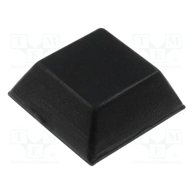 FIX&FASTEN Self-adhesive foot; black; rubber; A: