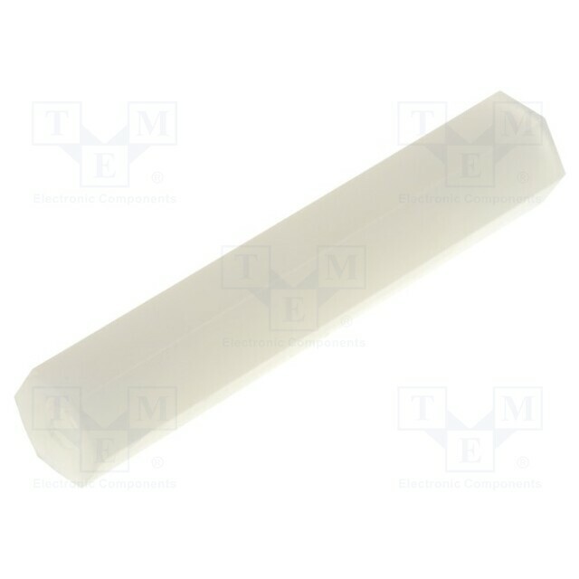 FIX&FASTEN Screwed spacer sleeve; hexagonal; polyamide