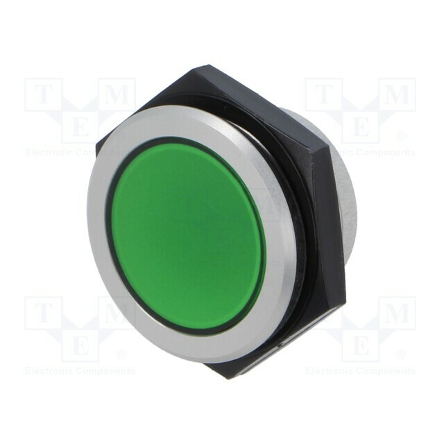 SIGNAL-CONSTRUCT Indicator: LED; flat; green; 24VDC