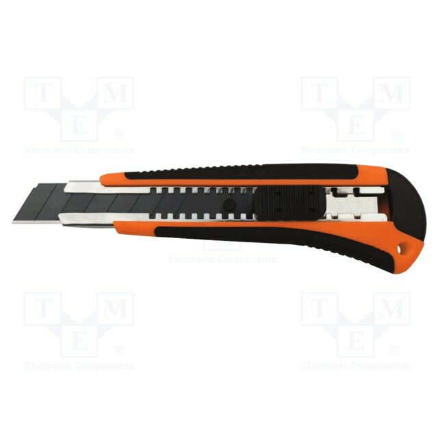 SOLID TOOLS Knife; universal; 18mm; BLACK