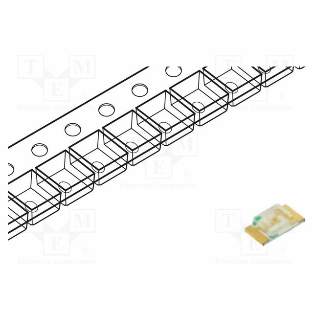 KINGBRIGHT ELECTRONIC LED; green; SMD; 1206