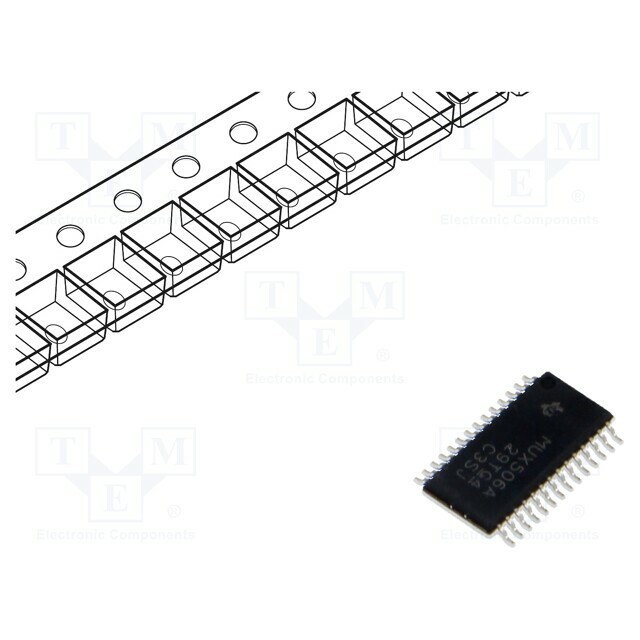 TEXAS INSTRUMENTS IC: multiplexer; SP16T; Ch: