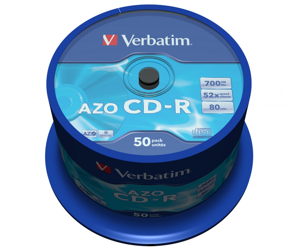 Verbatim  Matricas CD-R AZO 700MB 52x