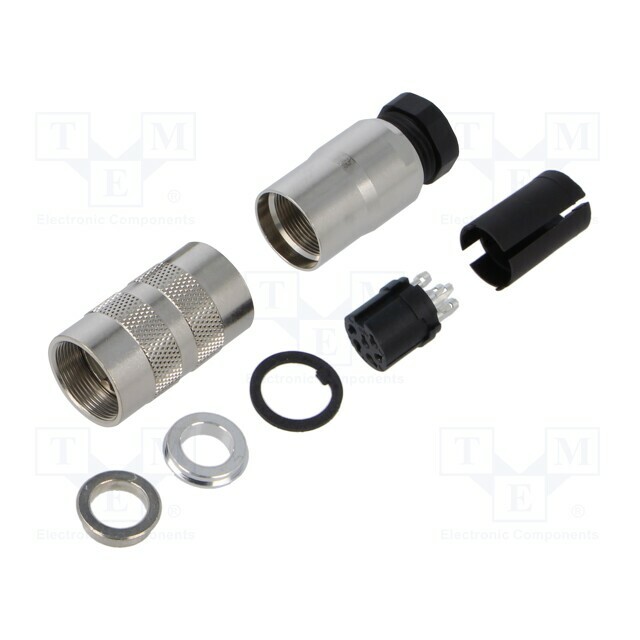 BINDER Connector: M16; plug; female; PIN: