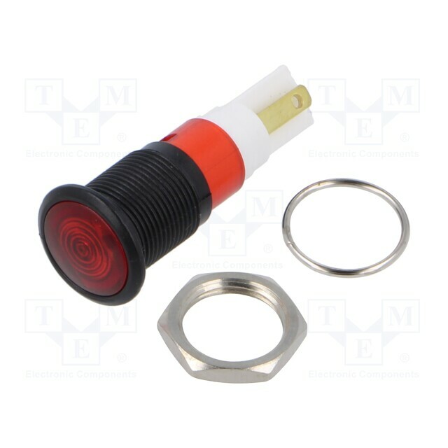 SIGNAL-CONSTRUCT Indicator: LED; prominent; red; 24÷28VDC