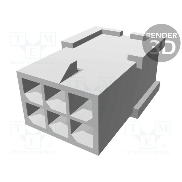 TE CONNECTIVITY Connector: wire-board; plug; male