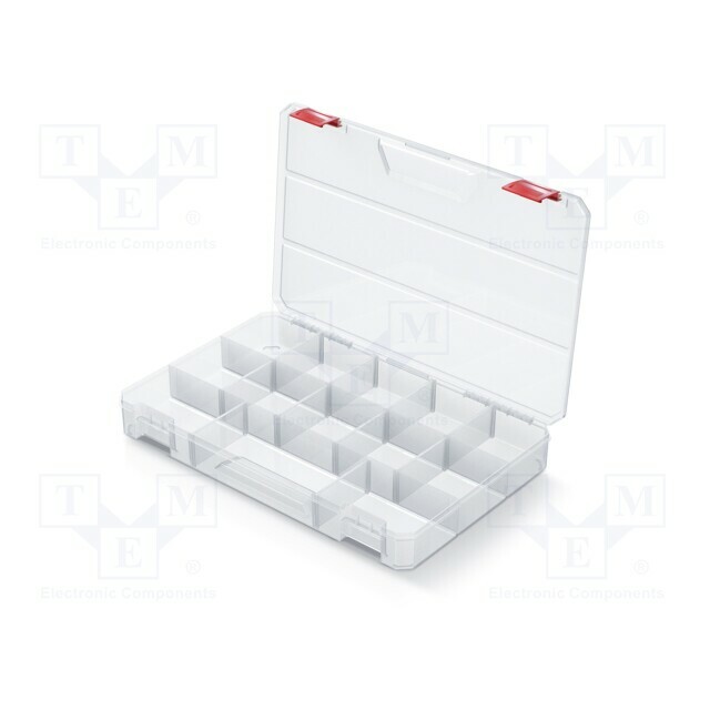 KISTENBERG Container: collective; with partitions; transparent