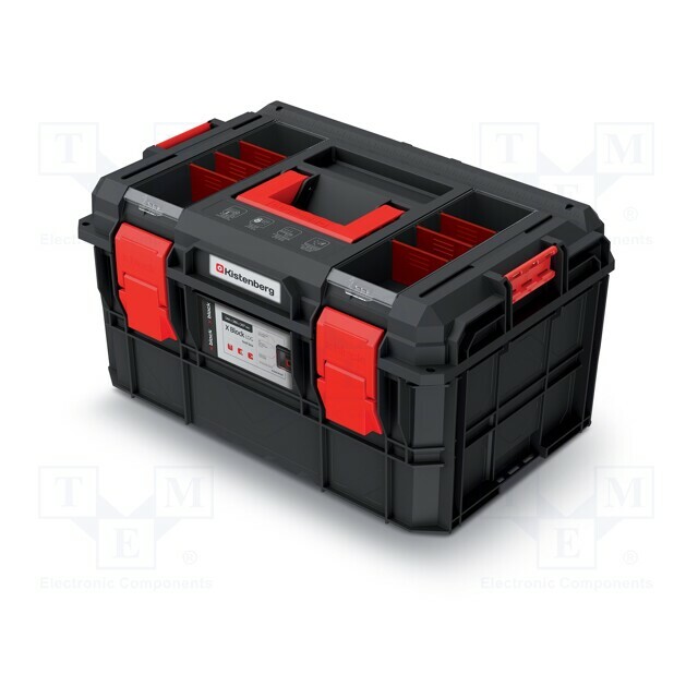 KISTENBERG Chest; tool case; black; polymer