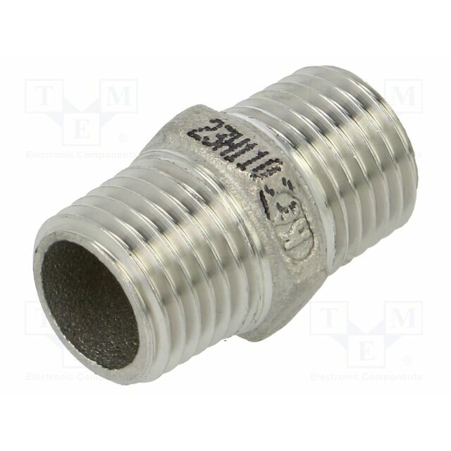 PNEUMAT Nipple; threaded,straight; max.10bar