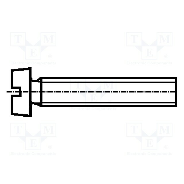 BOSSARD Screw; M4; M4x35; 0.7