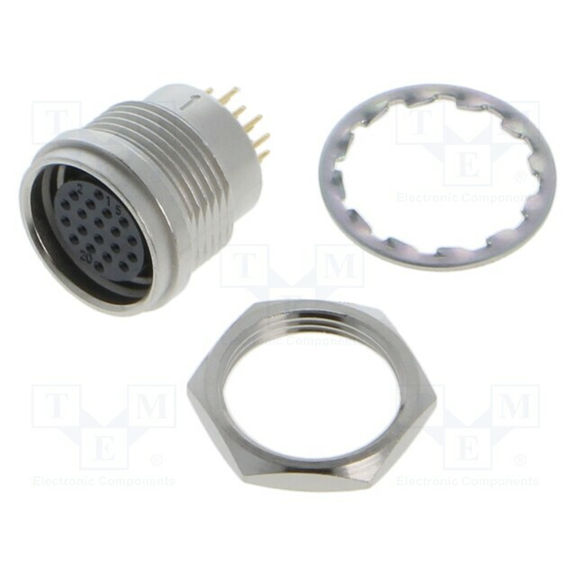 HIROSE Connector: circular; push-pull; socket; PIN: