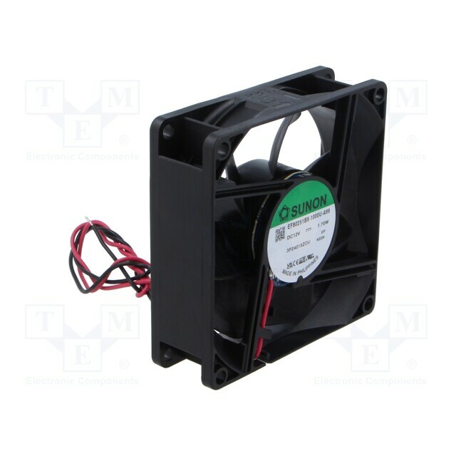 SUNON Fan: DC; 80x80x25mm; axial; 12VDC