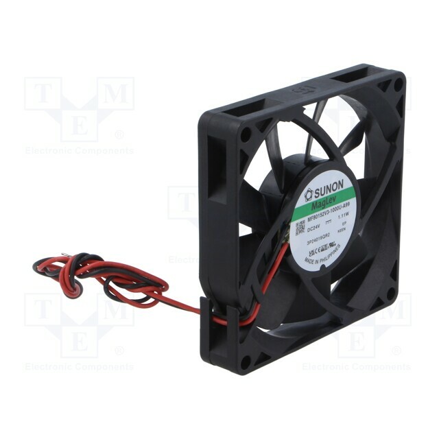 SUNON Fan: DC; 80x80x15mm; axial; 24VDC