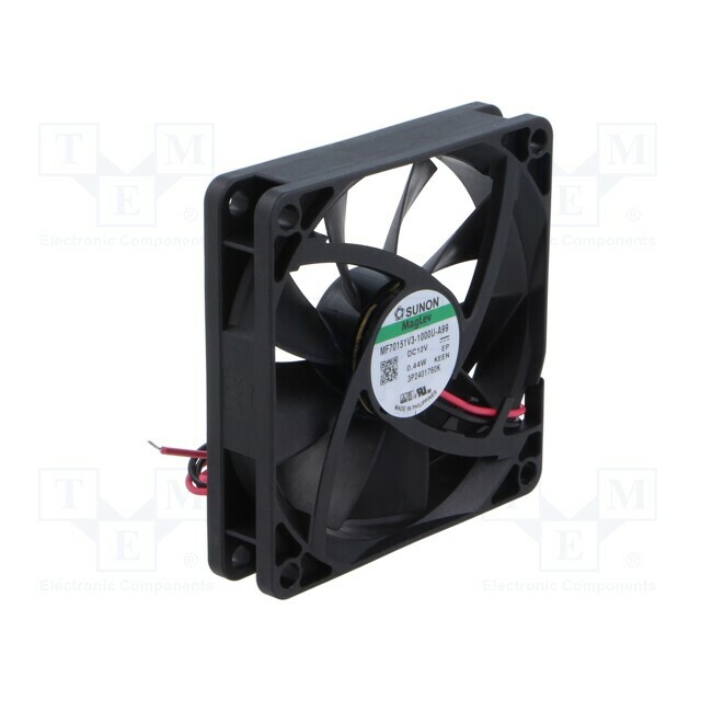 SUNON Fan: DC; 70x70x15mm; axial; 12VDC