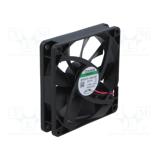 SUNON Fan: DC; 70x70x15mm; axial; 12VDC