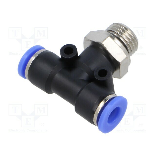 PNEUMAT Push-in fitting; T-tap splitter; -0
