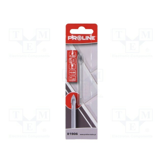 PROLINE Drill bit; Ø: 6mm; L: