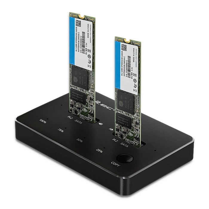 Qoltec 50310 Drive docking station 2x