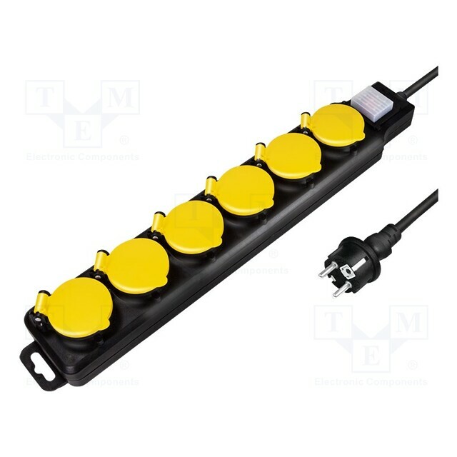 LOGILINK Plug socket strip: supply; Sockets: