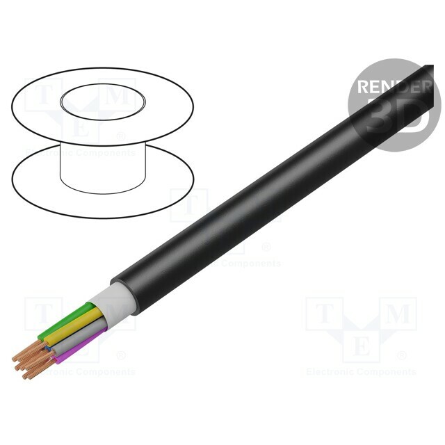 LAPP Wire; UNITRONIC® ROBUST; 7x0.25mm2