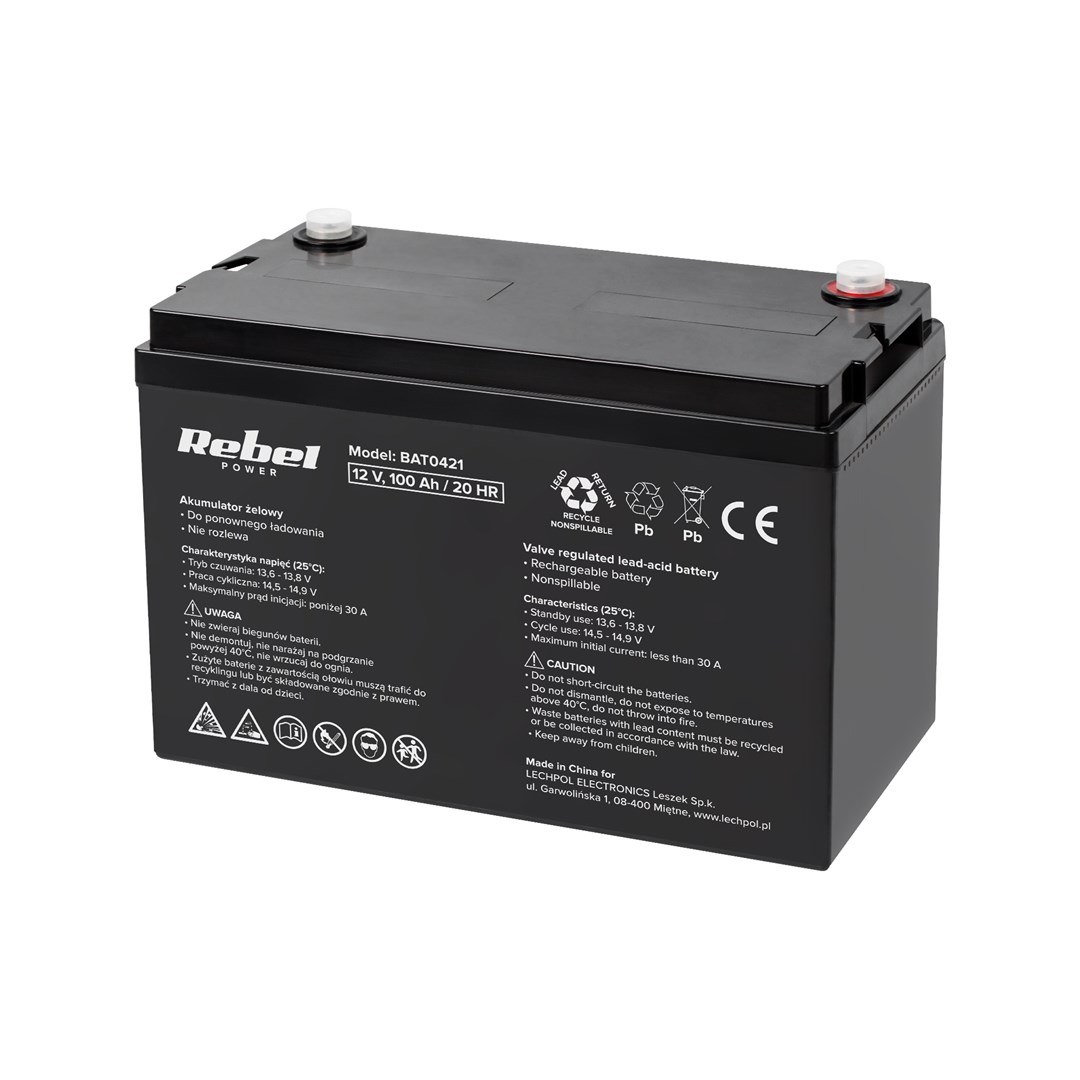 Gel battery Rebel 12V 100Ah |