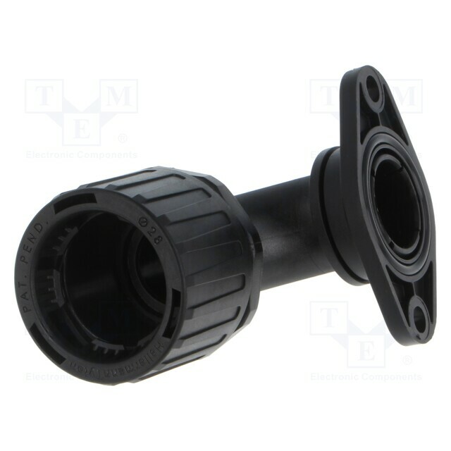 HELLERMANNTYTON 90° angled connector; polyamide; HelaGuard