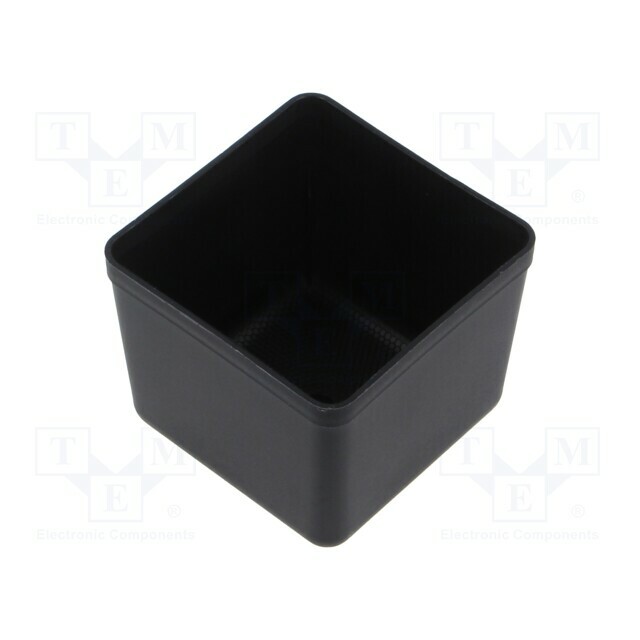 KISTENBERG Container: cuvette; black; 55x55mm; 7pcs