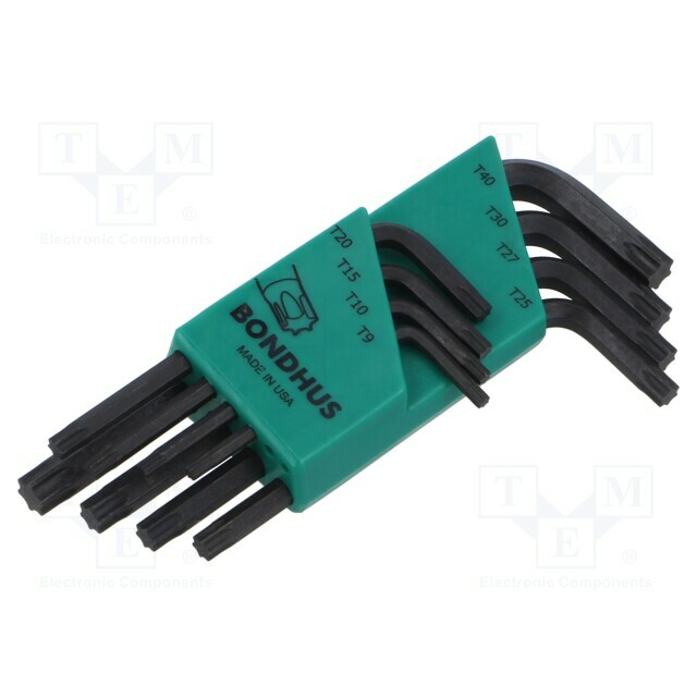Wrench: Torx®-set; TX9,TX10,TX15,TX20