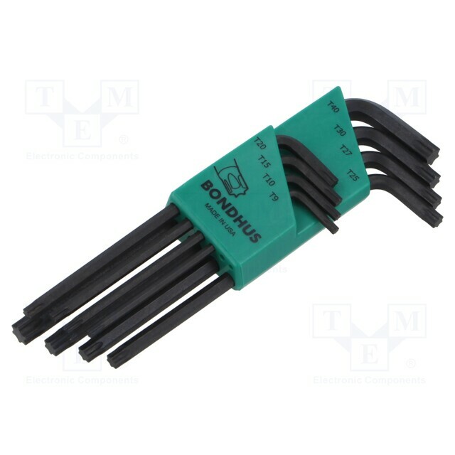 Wrench: Torx®-set; TX9,TX10,TX15,TX20