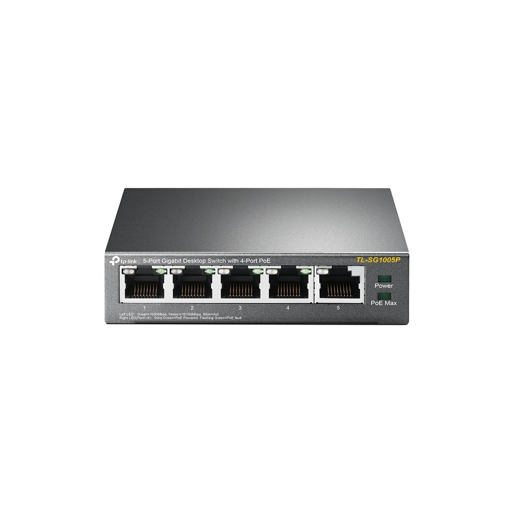 TP-Link 5-Port Gigabit Desktop PoE slēdzis