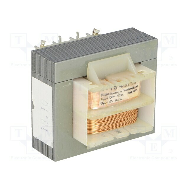 INDEL Transformer: mains; 4VA; 230VAC; 17V