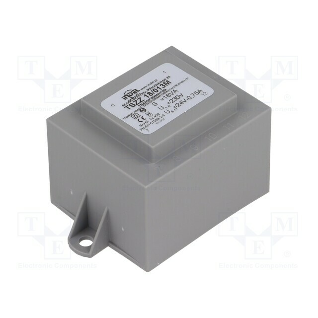 INDEL Transformer: encapsulated; 18VA; 230VAC; 24V