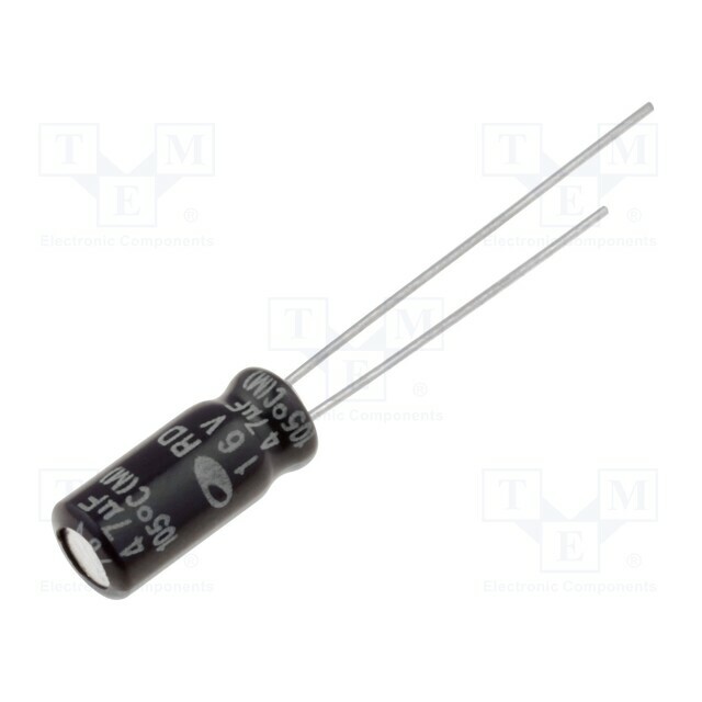 SAMWHA Capacitor: electrolytic; THT; 47uF; 16VDC